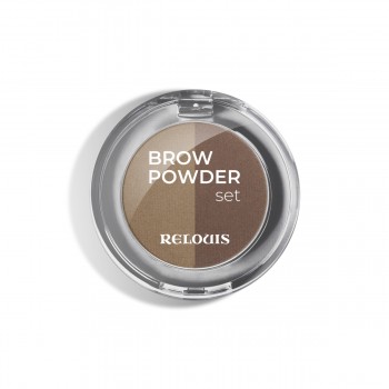 Тени для бровей Relouis BROW POWDER SET — двухцветный набор для коррекции, купить в ЛНР оптом